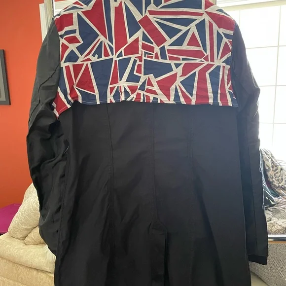 Women’s Black-BRITISH RACING INTERIOR MINI COOPER COAT. Two inside pockets - Picture 6 of 15